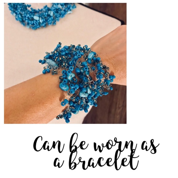 BoHo Convertible Handmade Beaded Necklace/Bracelet - Picture 6 of 7